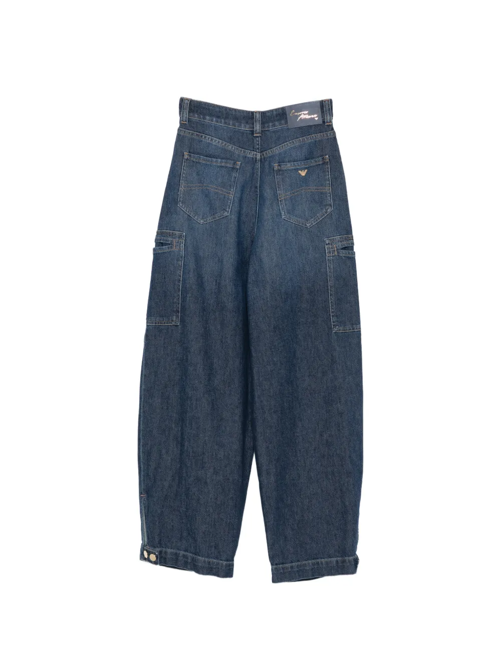 Emporio Armani Jeans met zak en plooien Blauw