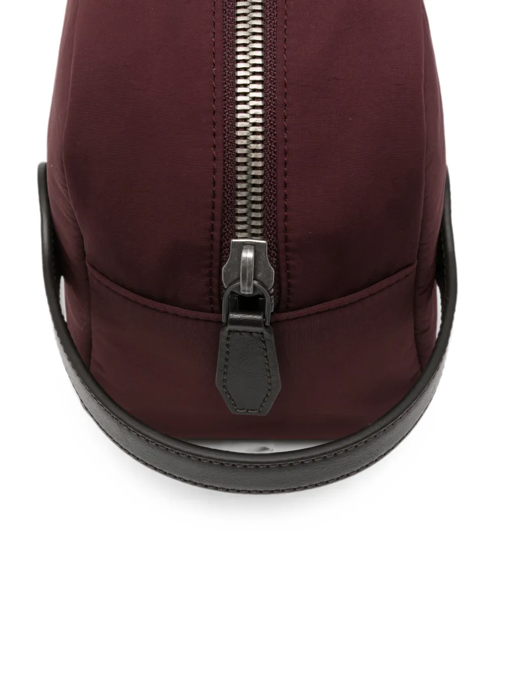 Emporio Armani Toilettas met logoplakkaat Bruin