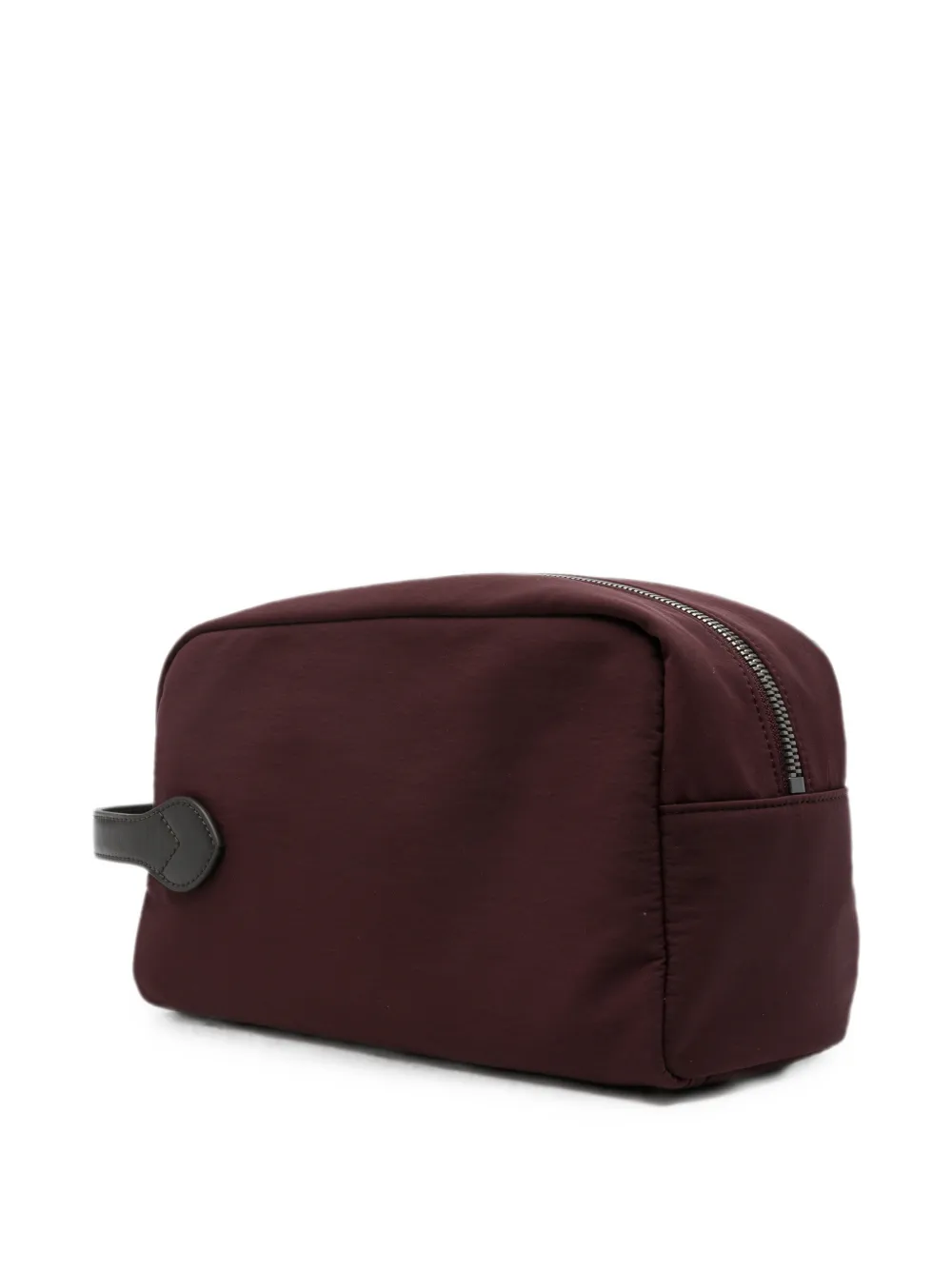 Emporio Armani Toilettas met logoplakkaat Bruin