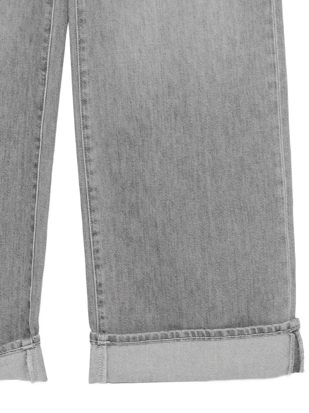 Emporio Armani Jeans met logoplakkaat en omslag Grijs