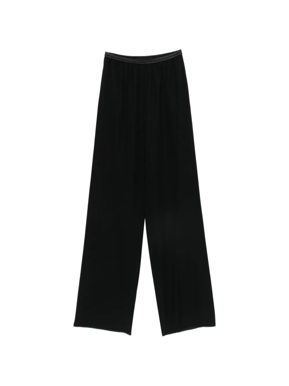 Emporio Armani Pantaloni dritti elasticizzati - Nero