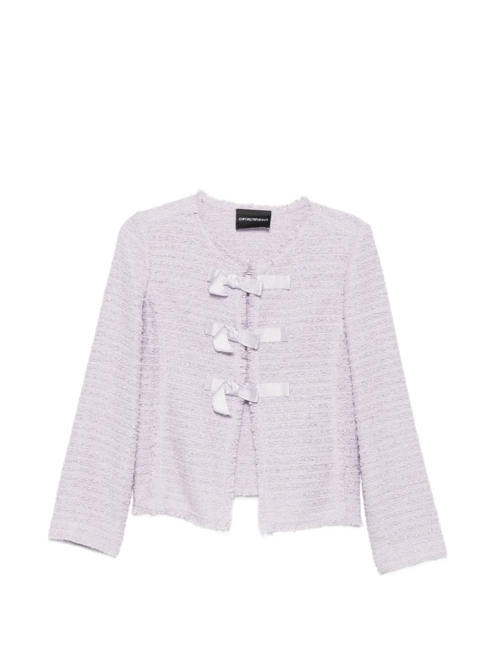 Emporio Armani Giacca con fiocco - Viola