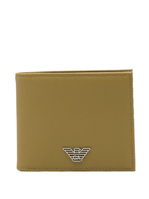 Emporio Armani logo-plaque bi-fold wallet