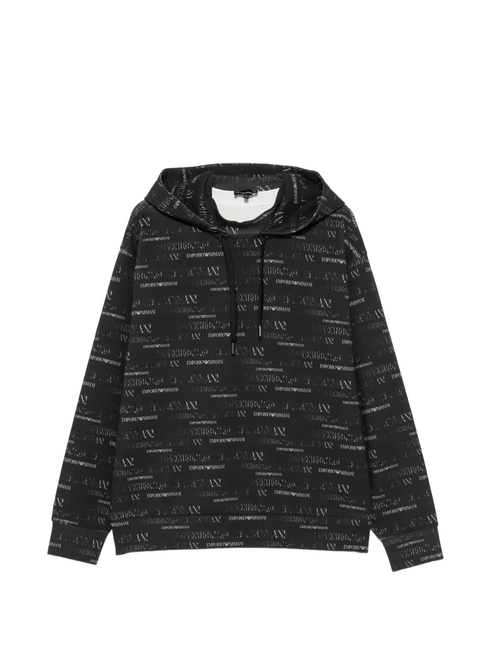 Emporio Armani Felpa con cappuccio - Nero