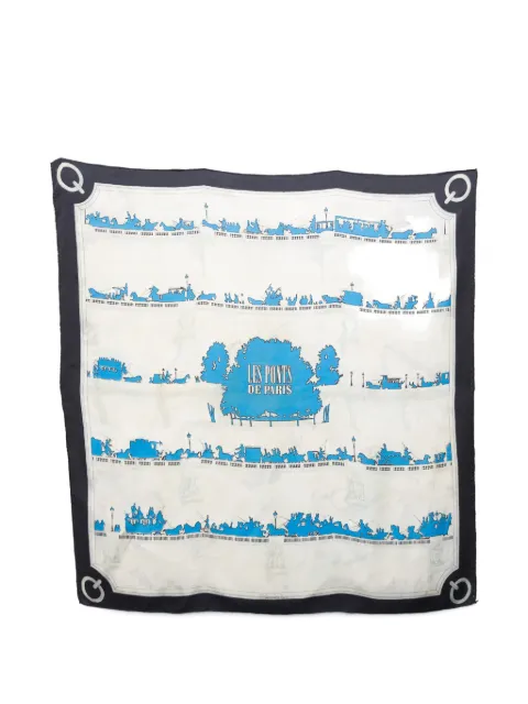Hermès Pre-Owned 1953 Les Ponts de Paris silk scarf