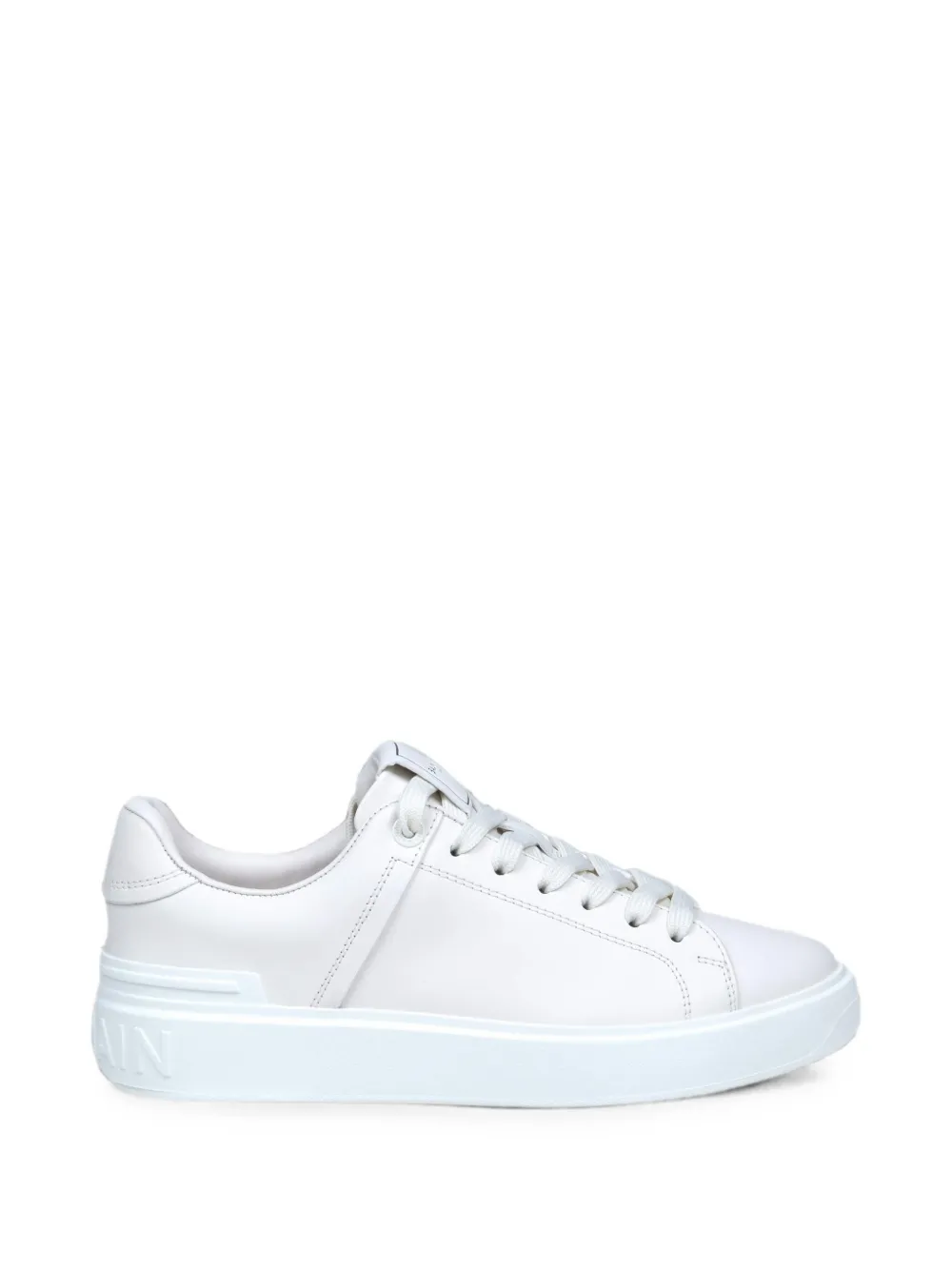 Balmain B-Court leather sneakers - Toni neutri