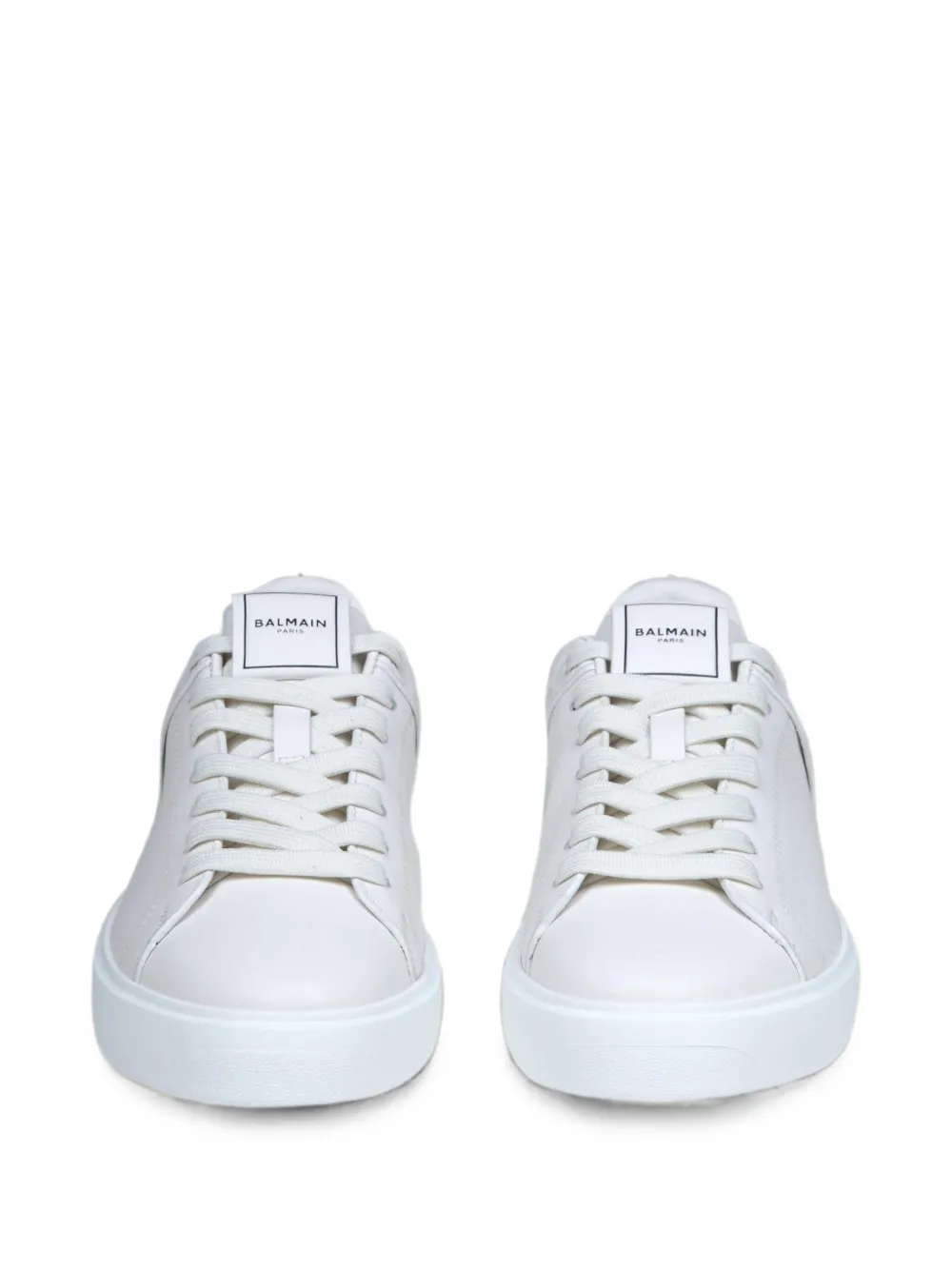 Balmain B-Court leather sneakers Beige