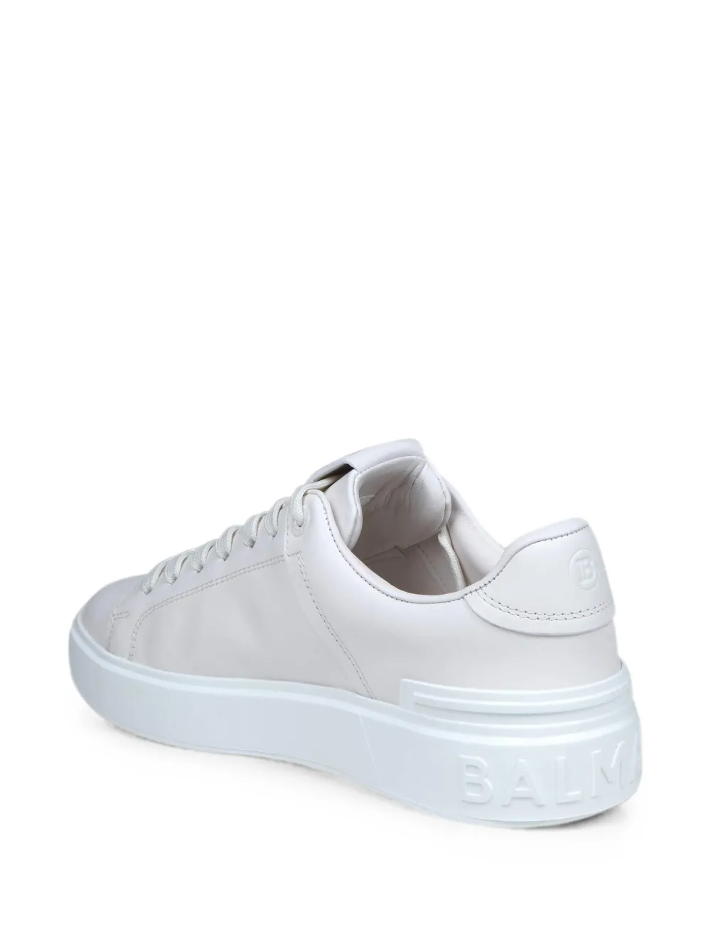 Balmain B-Court leather sneakers Beige