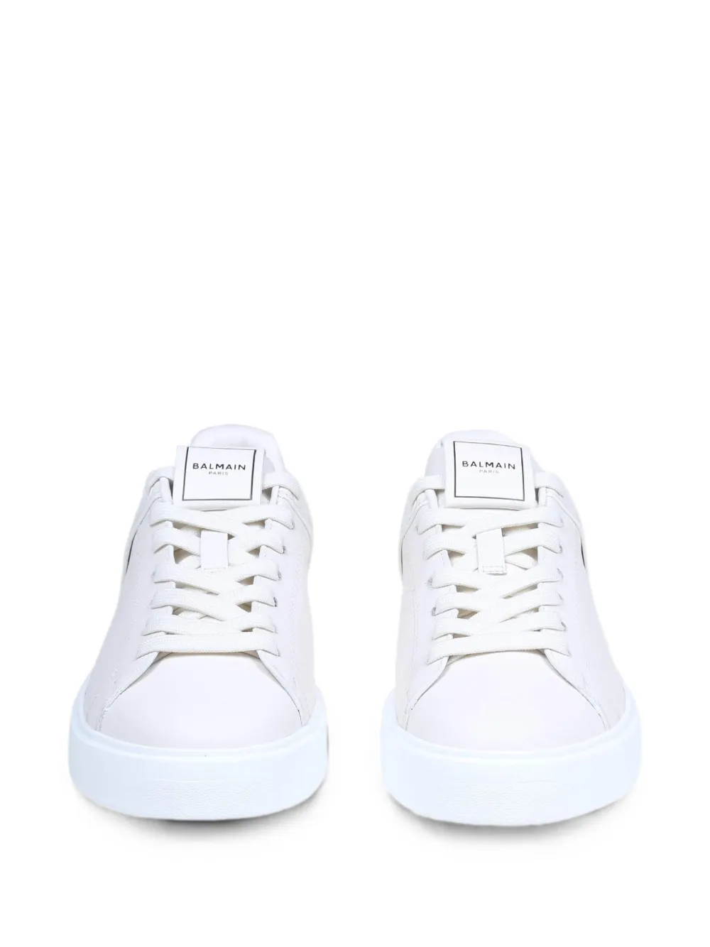 Balmain B-Court logo-detail sneakers Wit