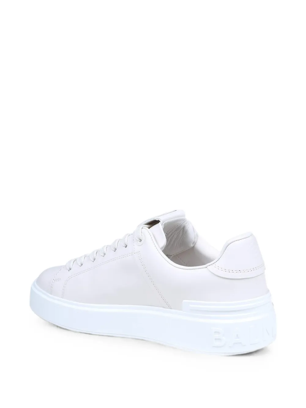 Balmain B-Court logo-detail sneakers Wit
