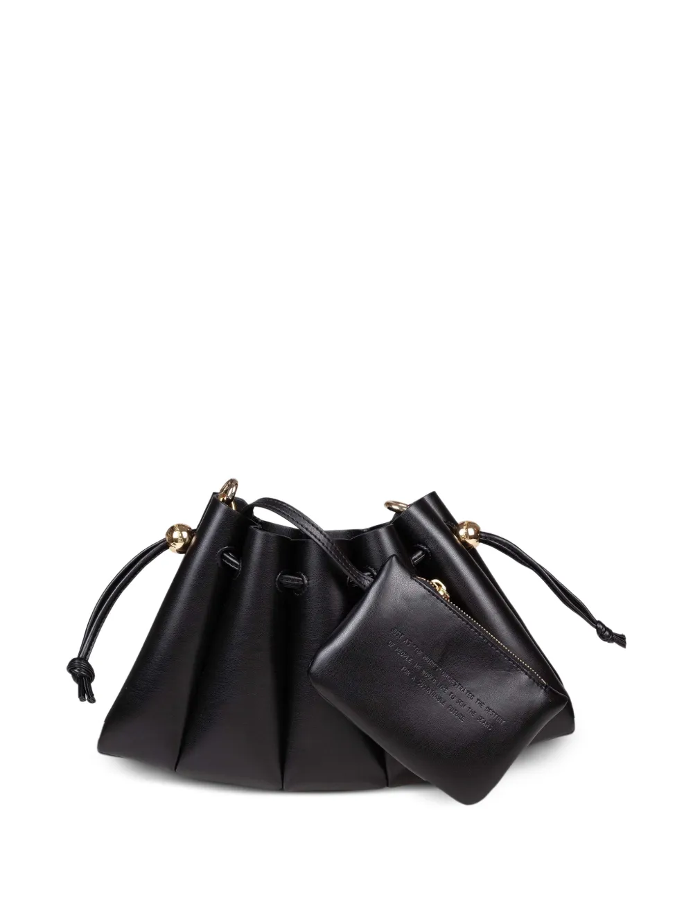 Themoirè Calipso shopper Zwart