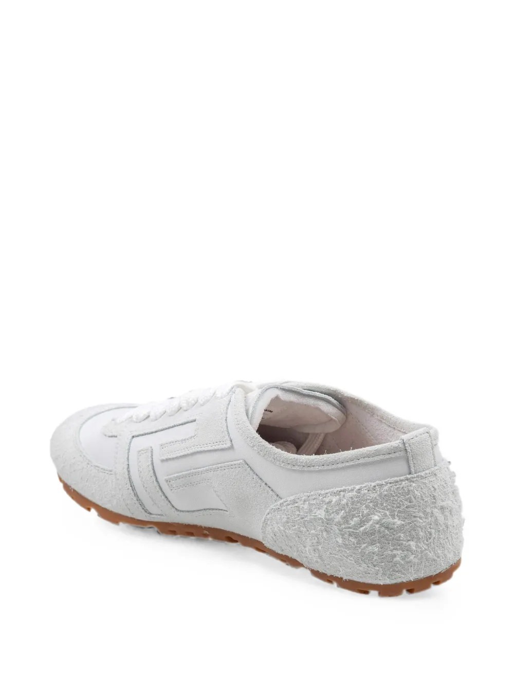 Balmain Racer 45 logo-patch sneakers Wit