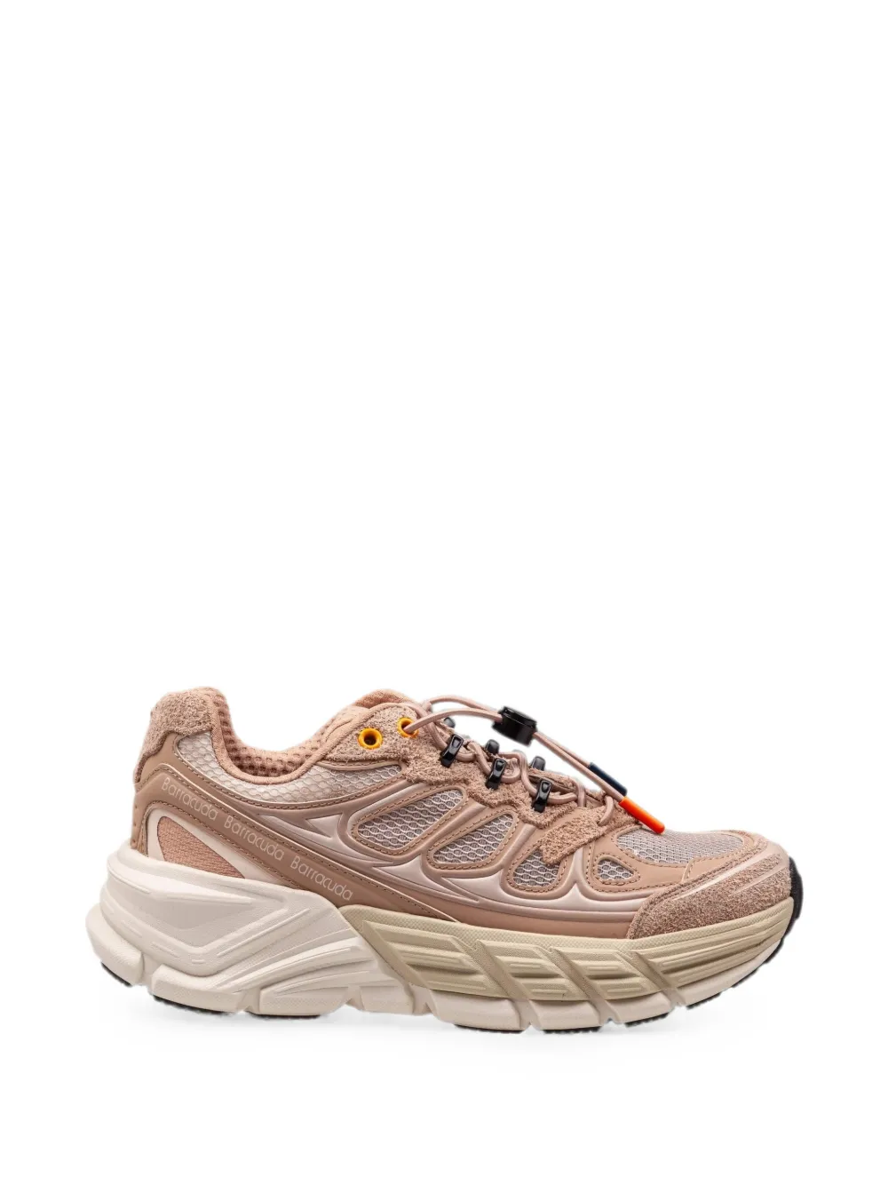 Barracuda Round-One panelled sneakers - Nude