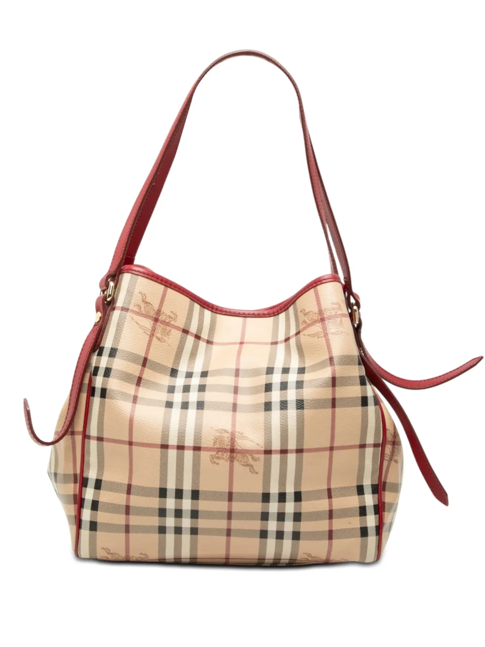 Burberry Pre-Owned 2000-2017 Small Haymarket Check Coated Canvas Canterbury tote bag - Toni neutri