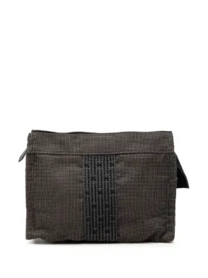 Hermès Pre-Owned 2000-2026 Toile Bora Bora Zip GM Pouch | Green