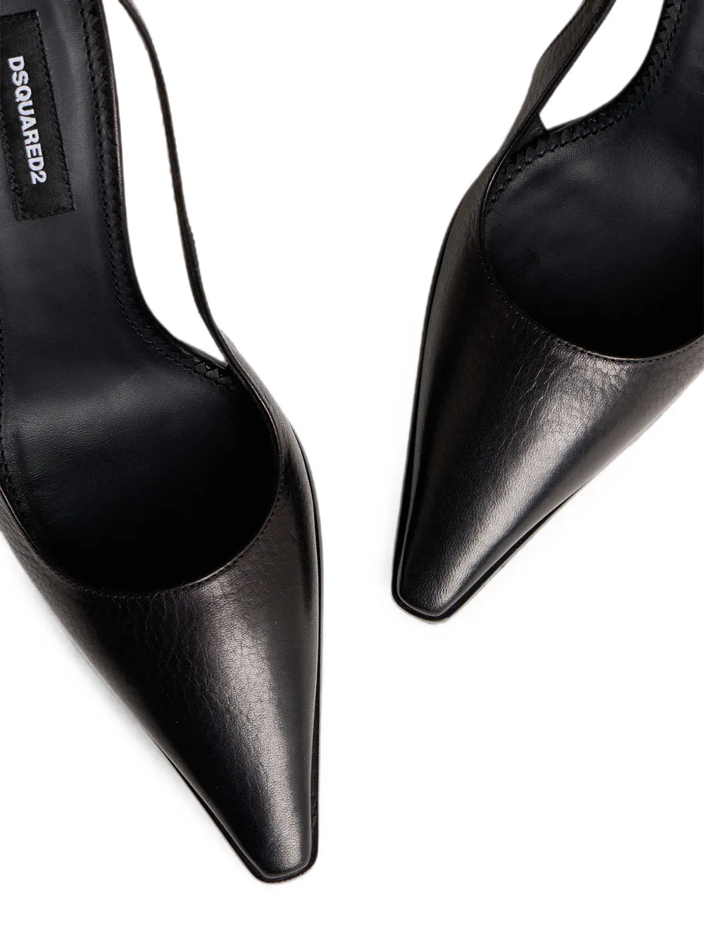 DSQUARED2 Slingback pumps met metalen staafje Zwart