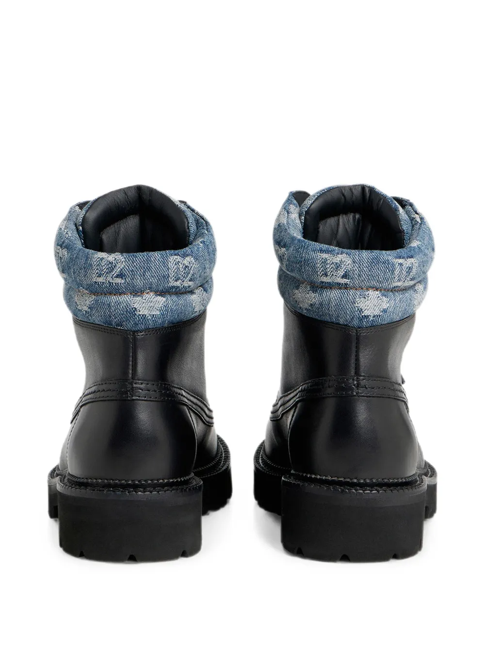 DSQUARED2 Enkellaarzen met D2-monogram Zwart