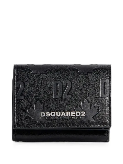 DSQUARED2 D2 monogram trifold wallet