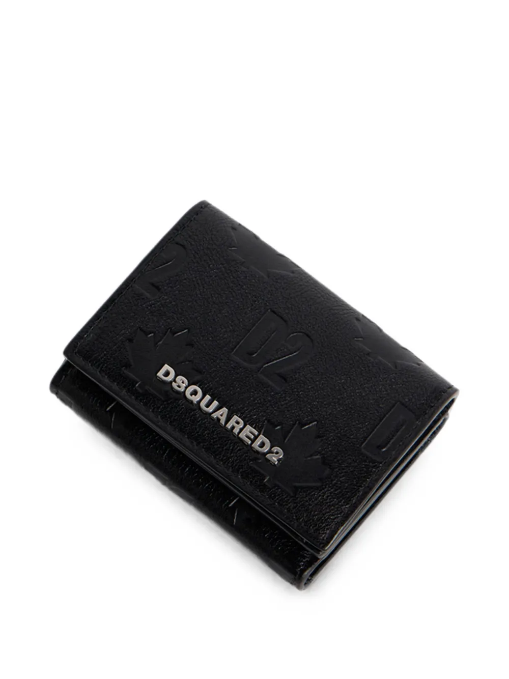 DSQUARED2 Portemonnee met D2-monogram Zwart
