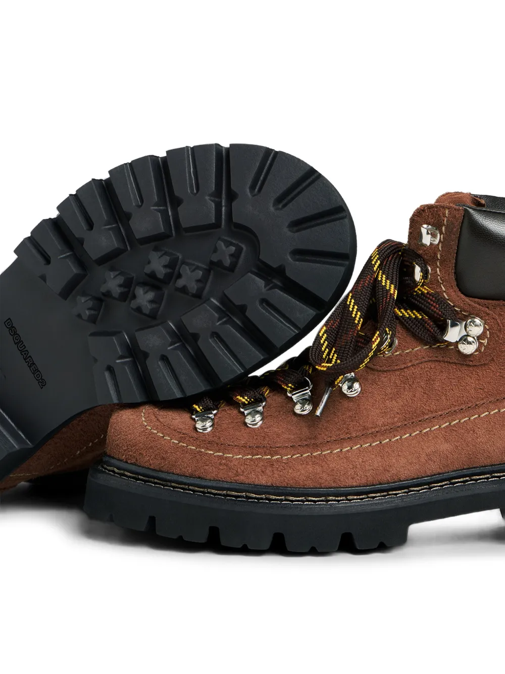DSQUARED2 Canadian enkellaarzen Bruin