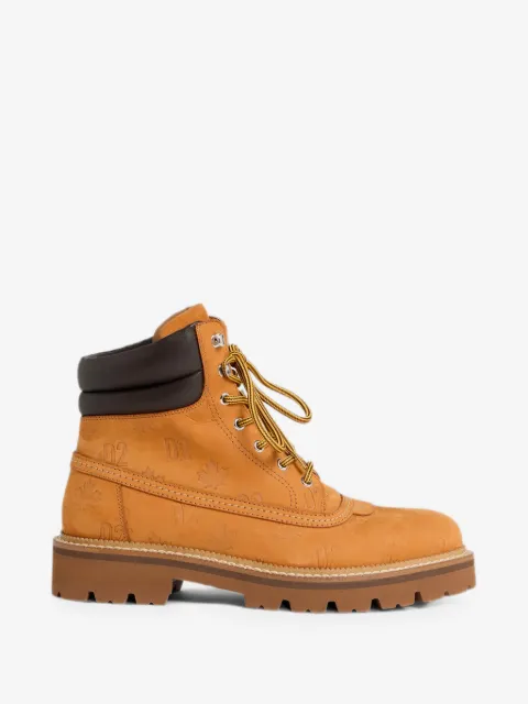 DSQUARED2 D2 monogram ankle boots