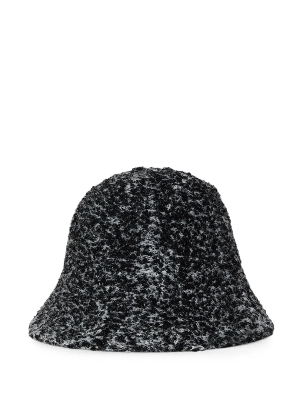 Karl Lagerfeld K Autograph bouclé vissershoed Zwart