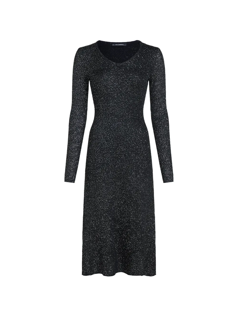 Karl Lagerfeld Abito con paillettes - Nero