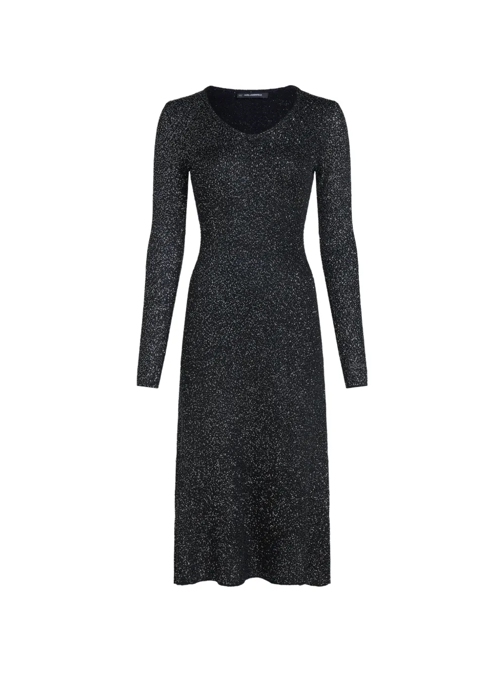 Karl Lagerfeld robe en maille à sequins - Noir Karl Lagerfeld robe en maille à sequins - Noir