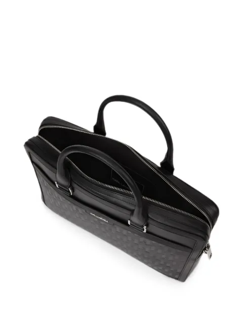 Karl Lagerfeld porte-documents K/Loom en cuir