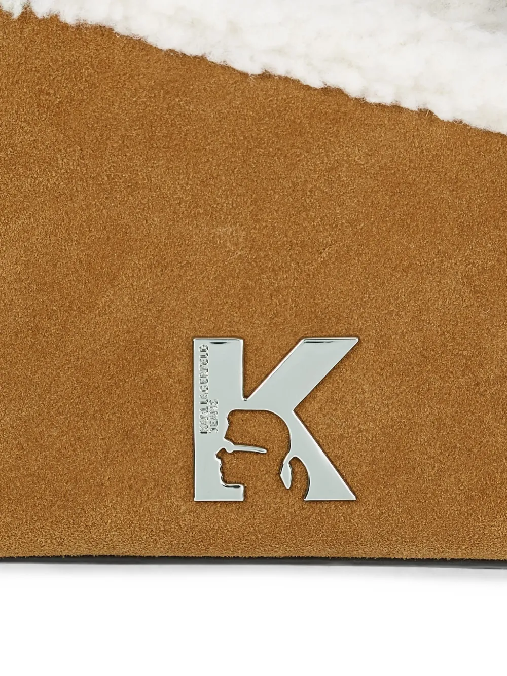 Karl Lagerfeld Jeans Heuptas met logoplakkaat Bruin