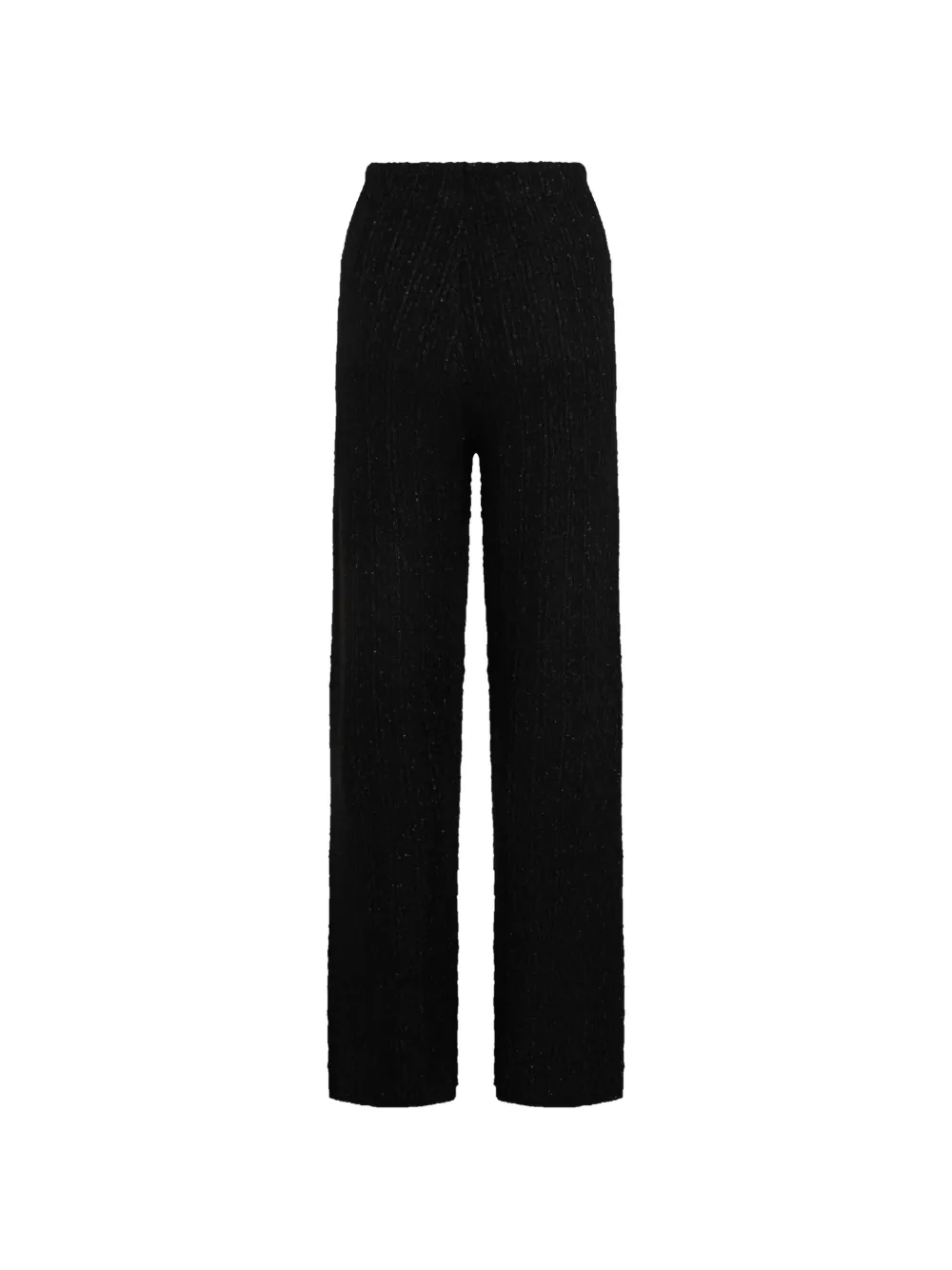 Karl Lagerfeld Bouclé broek verfraaid met pailletten Zwart