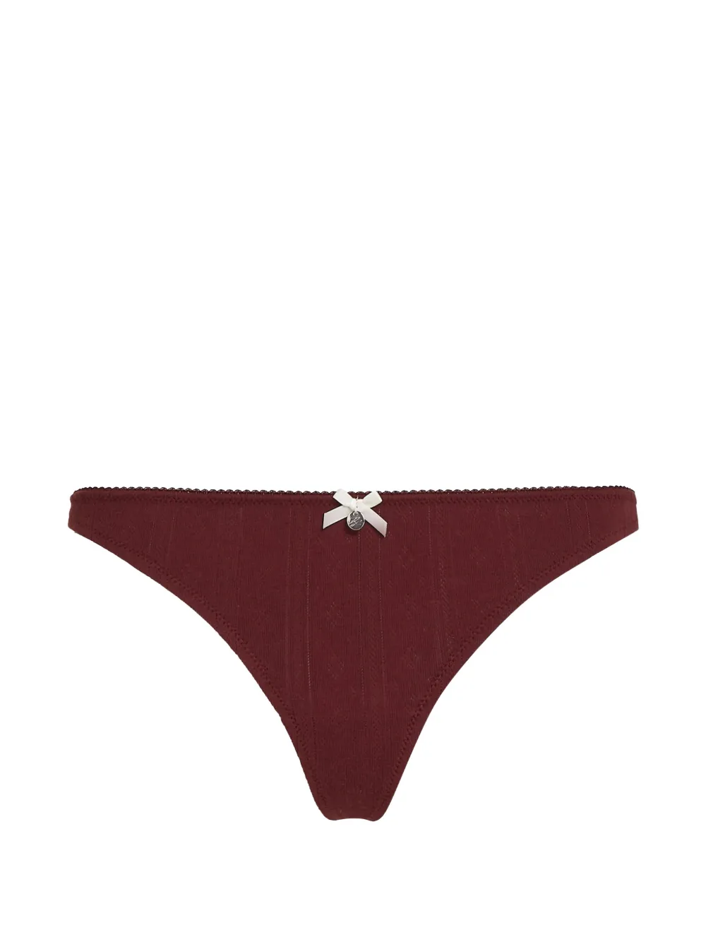 Karl Lagerfeld Autograph pointelle thong