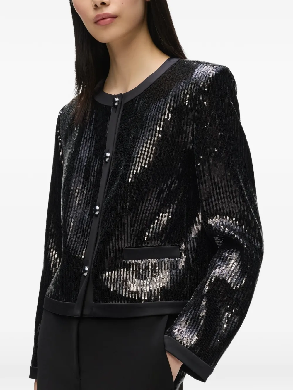 Karl Lagerfeld Jack met pailletten Zwart