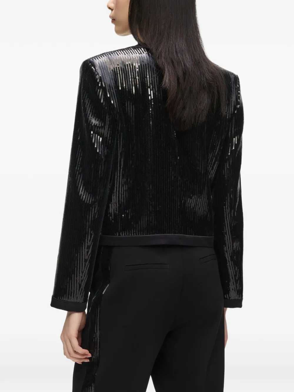 Karl Lagerfeld Jack met pailletten Zwart