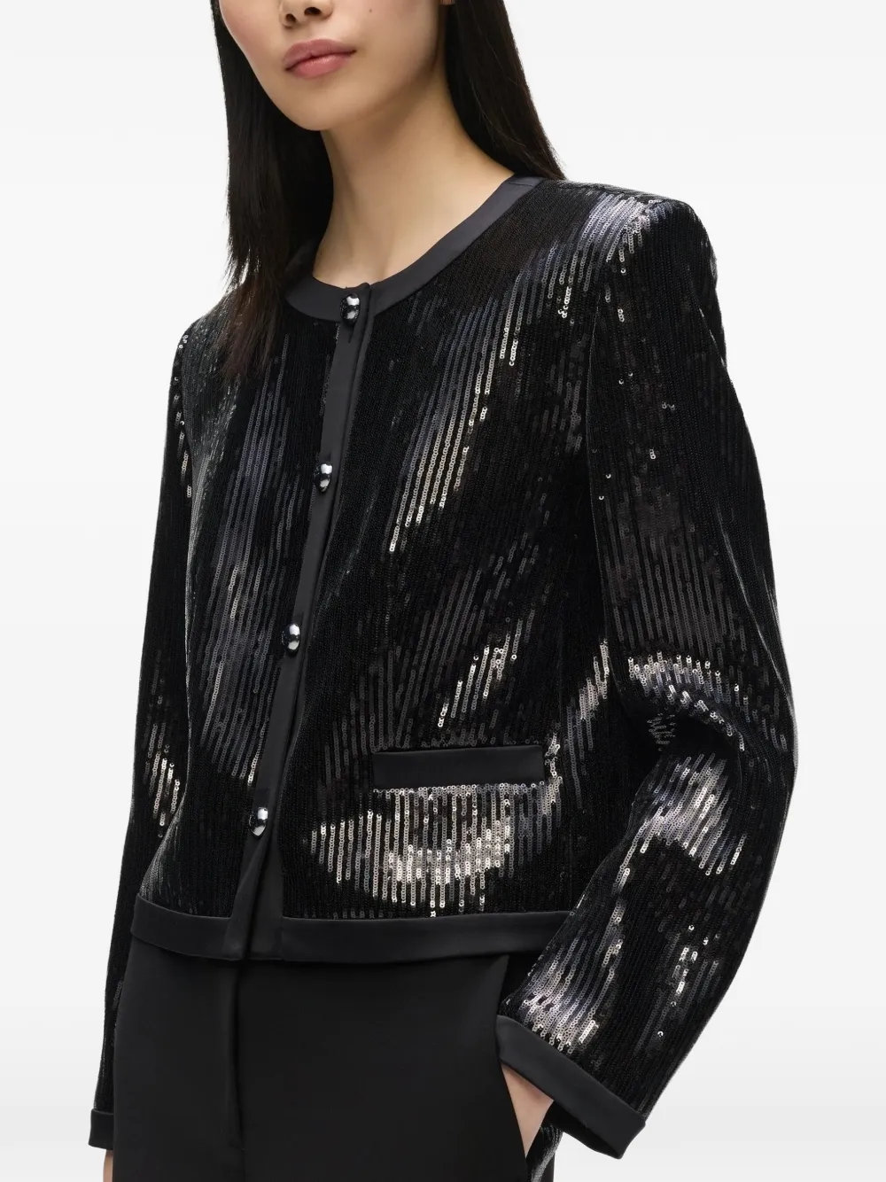 Karl Lagerfeld Jack met pailletten Zwart