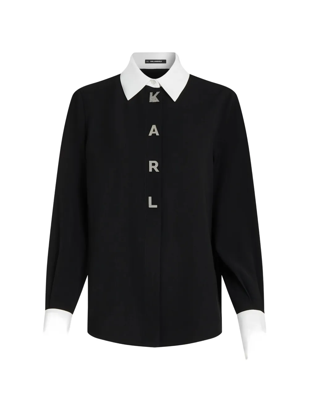 Karl Lagerfeld Hemd mit Buchstaben - Schwarz