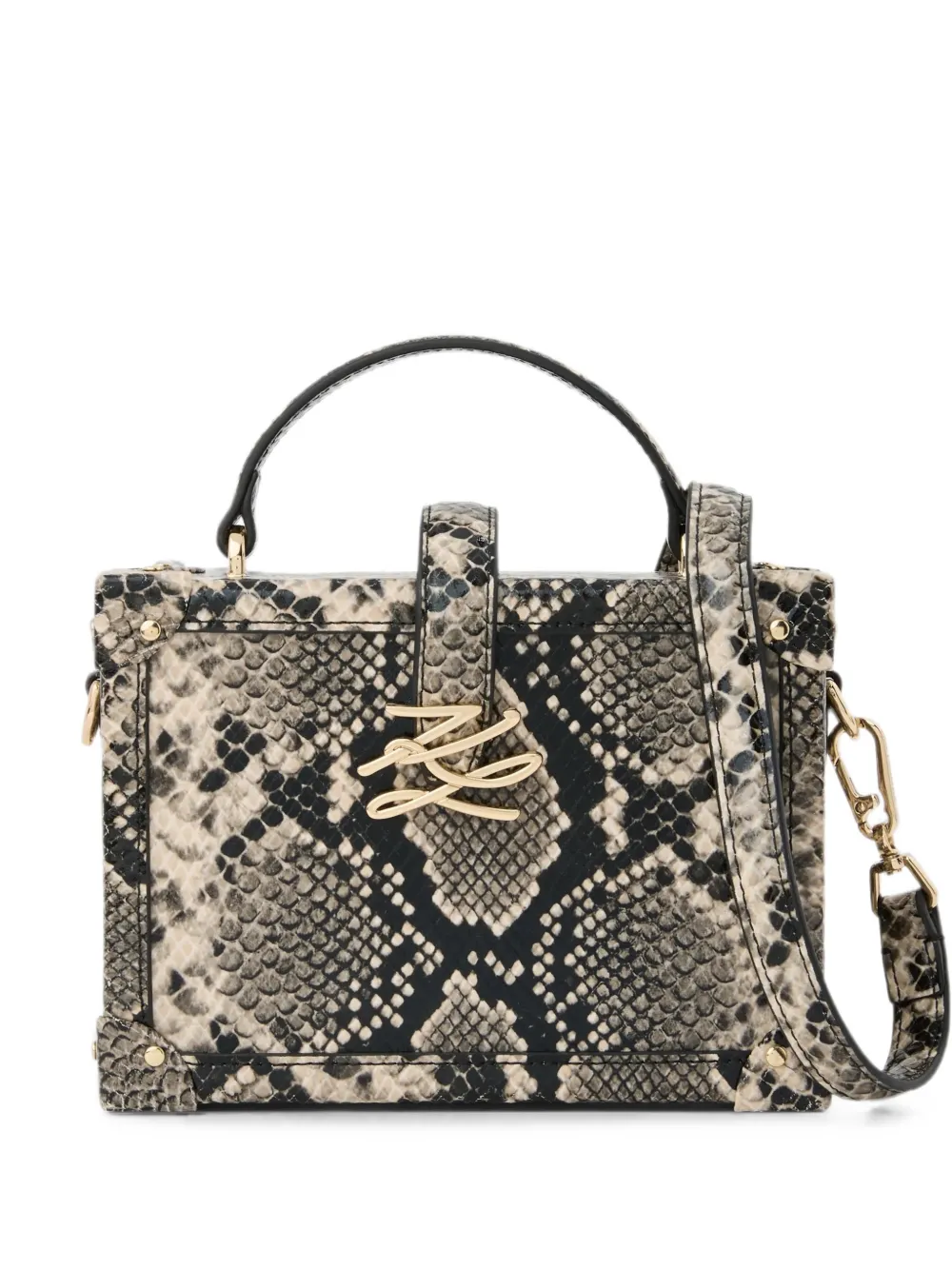 Karl Lagerfeld Borsa a tracolla K/Autograph piccola - Toni neutri