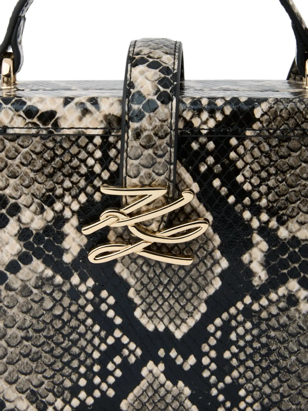 Karl Lagerfeld Kleine K Autograph crossbodytas Beige