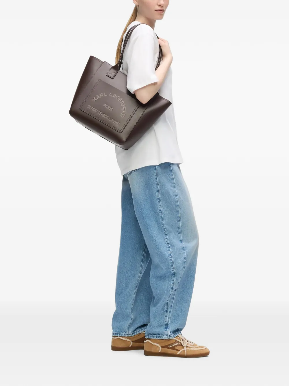 Karl Lagerfeld Medium K Daily shopper Bruin