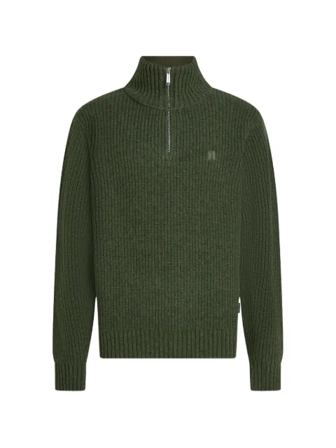 Karl Lagerfeld pull à col montant zippé