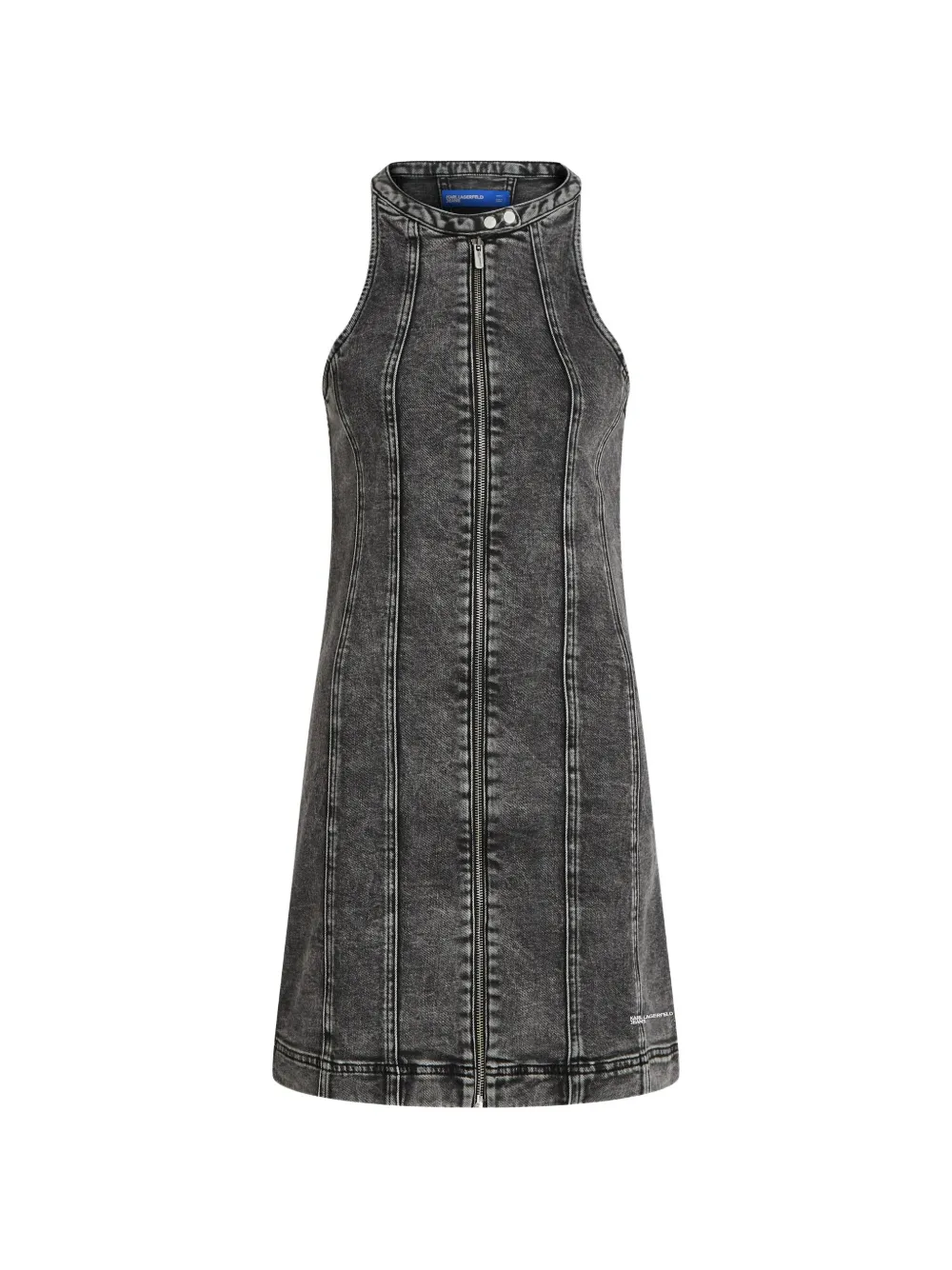 Karl Lagerfeld Jeans Abito corto smanicato - Grigio