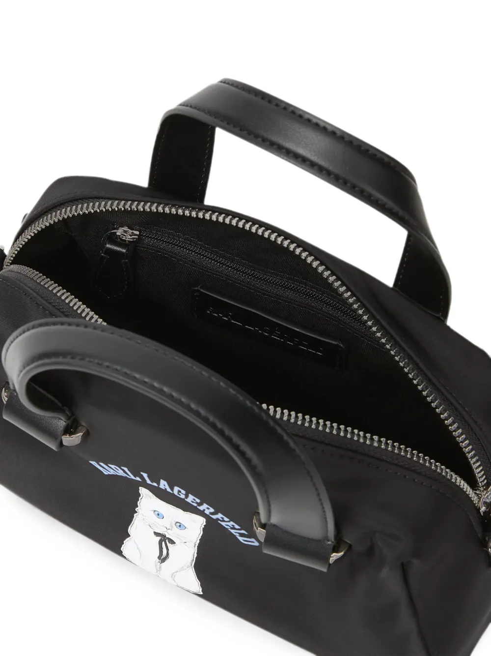 Karl Lagerfeld Kleine Ikon Choupette tas Zwart