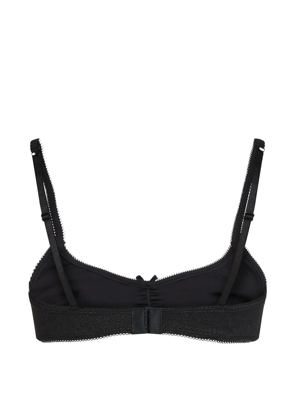 Karl Lagerfeld Ikon bralette met glitters Zwart