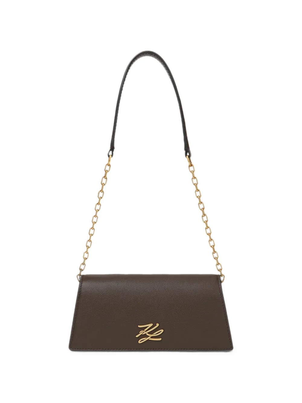 Karl Lagerfeld K/Autograph Schultertasche - Braun