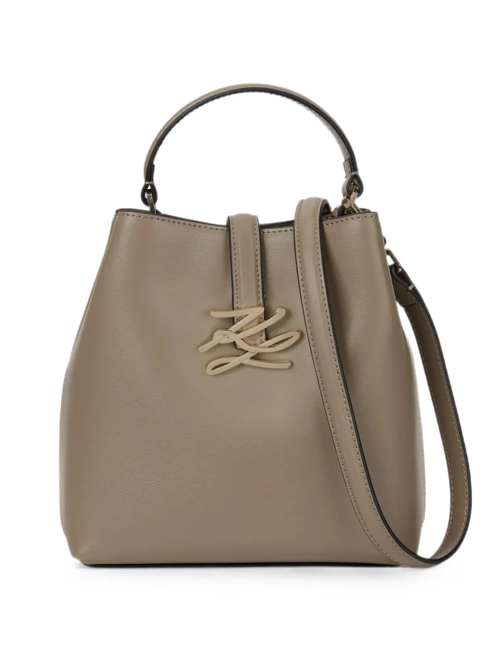 Karl Lagerfeld Kleine K/Autograph Beuteltasche - Grau