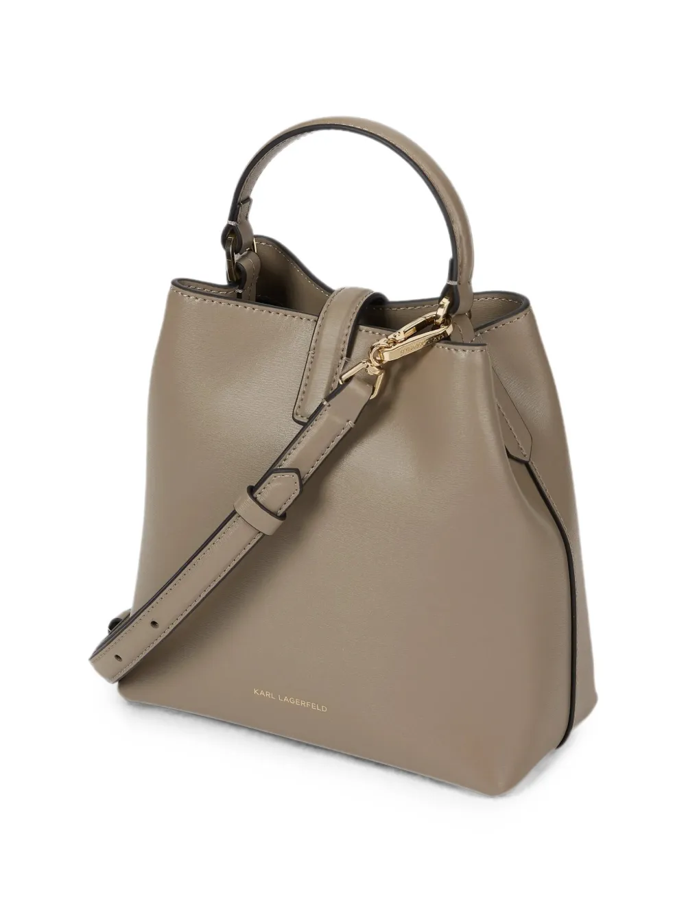 Karl Lagerfeld Kleine K Autograph bucket-tas Grijs