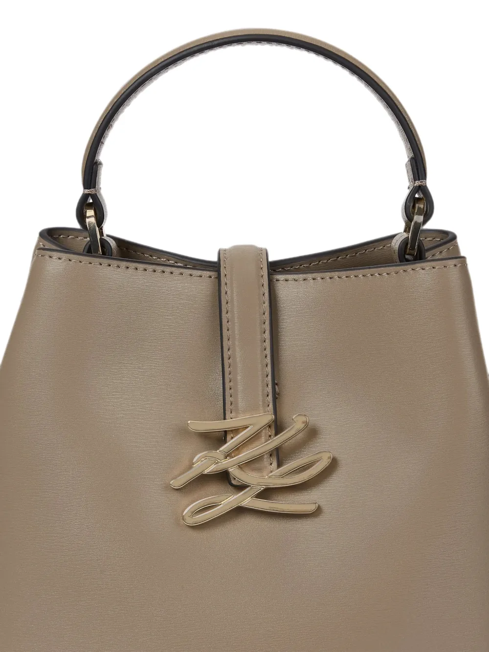 Karl Lagerfeld Kleine K Autograph bucket-tas Grijs