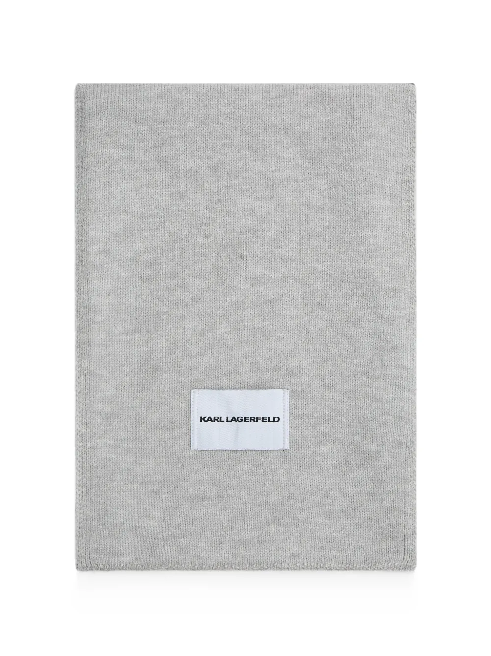 Karl Lagerfeld Sciarpa con logo - Grigio