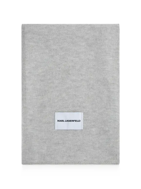 Karl Lagerfeld logo scarf