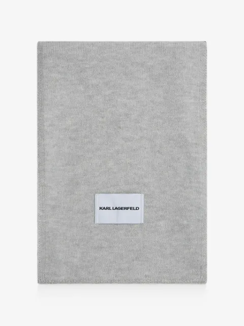 Karl Lagerfeld logo scarf